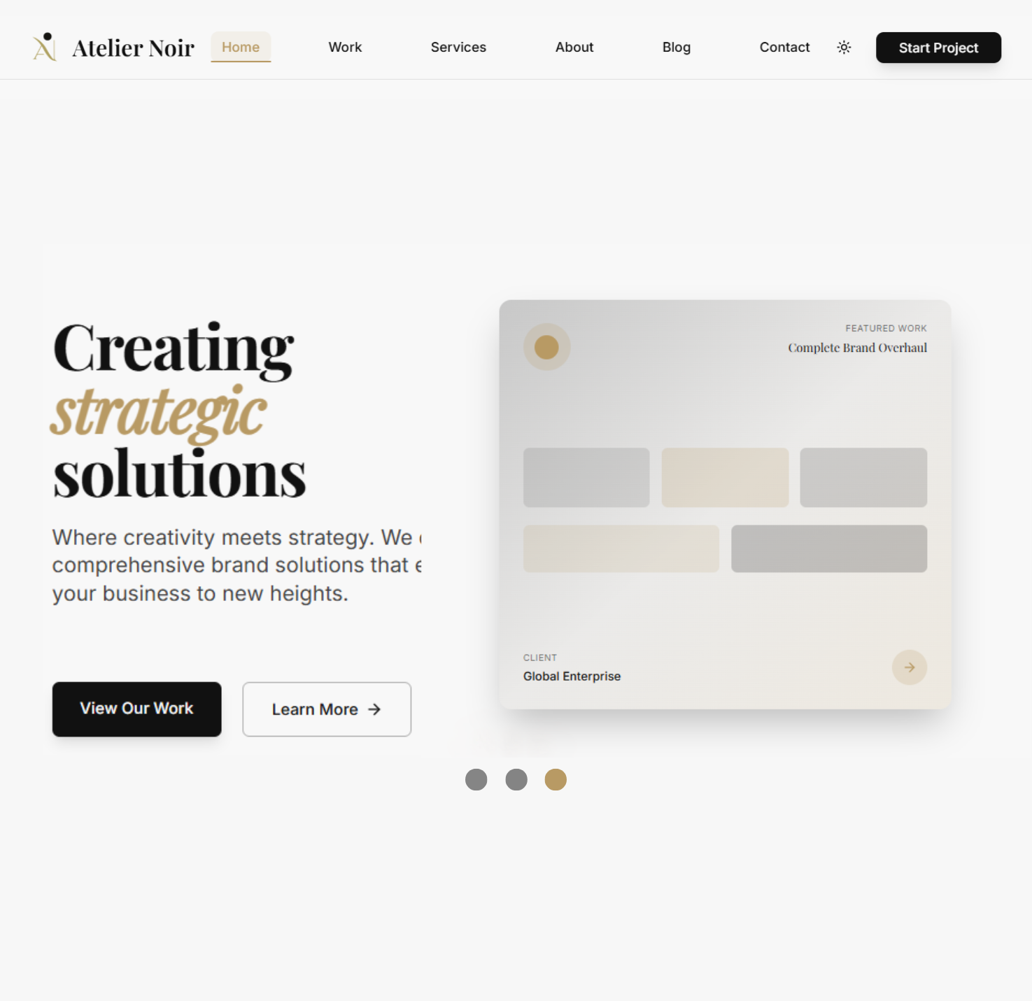 Atelier Noir Creative Agency